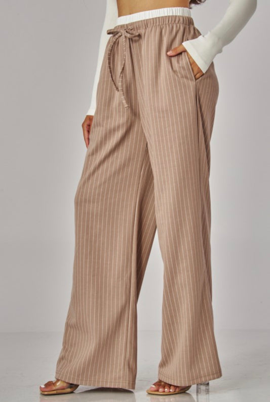 The Sandstone Stripe Lounge Pant